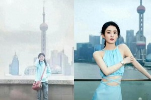 赵丽颖素颜现身上海街头 事业高光引热议
